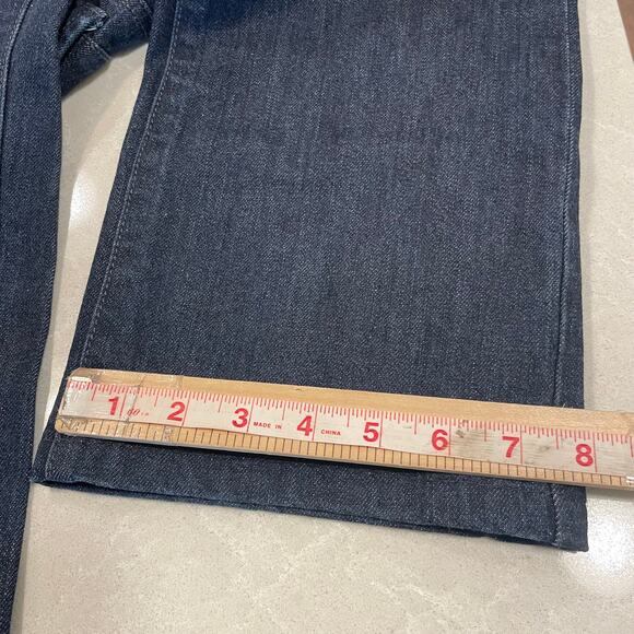 Nine West Broadway jeans size 6 waist 27 bootcut dark denim wash cotton blend - Picture 8 of 16
